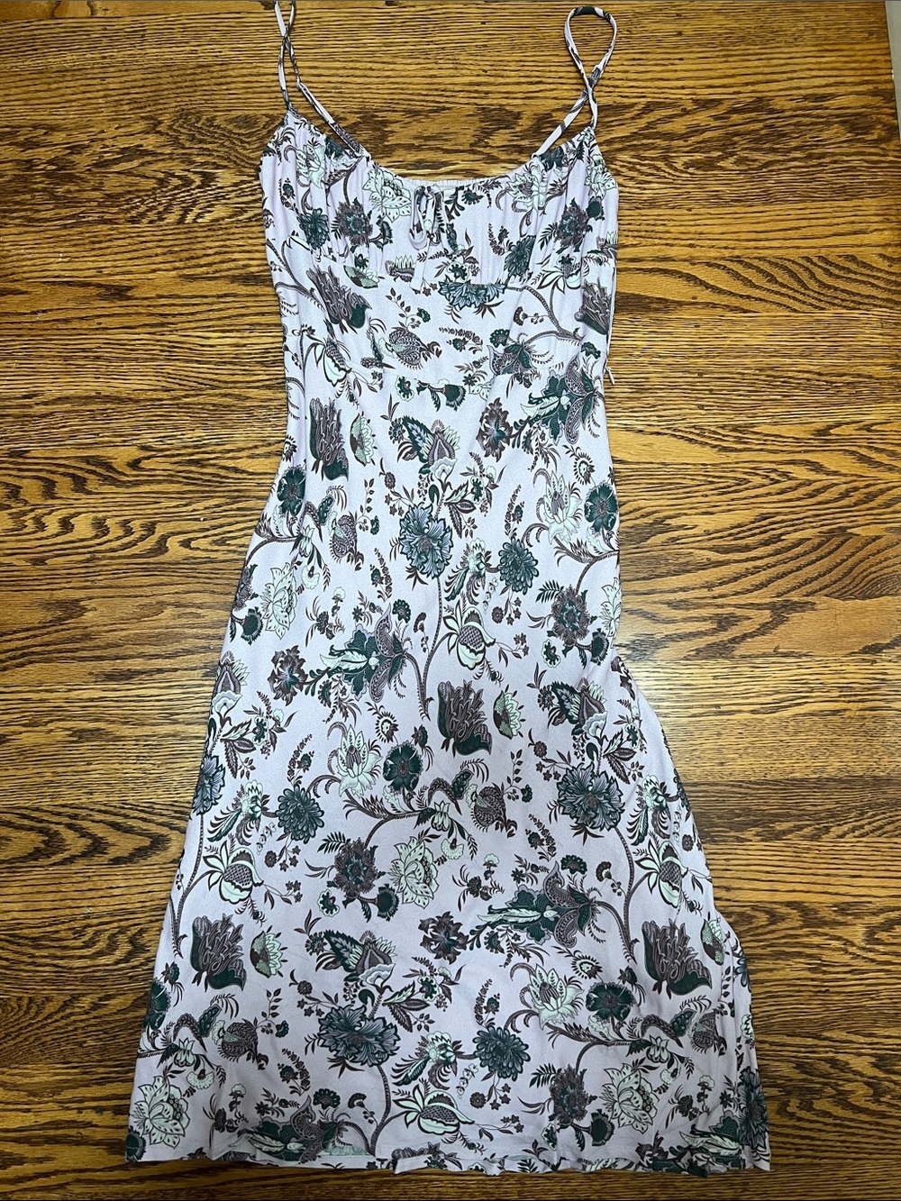 Aritzia Wilfred Lavender Floral Slip Dress- size 0